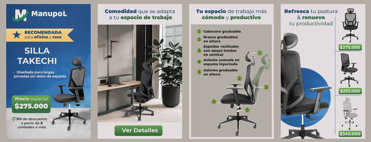 silla ergonomica takechi